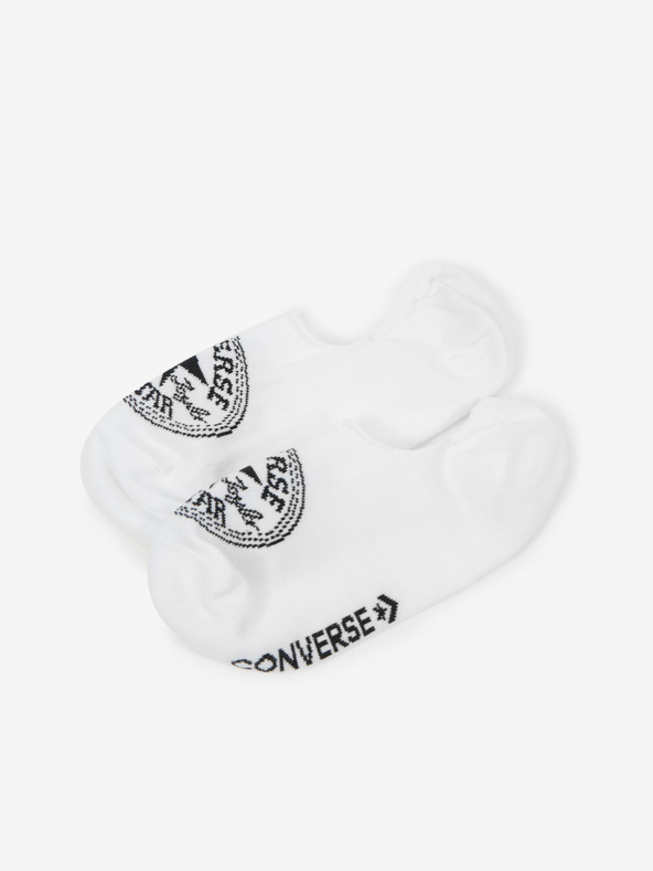 Converse Set aus zwei Paar weißen Converse-Socken