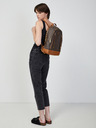 Michael Kors Dunkelbrauner gemusterter Damen-Rucksack von Michael Kors