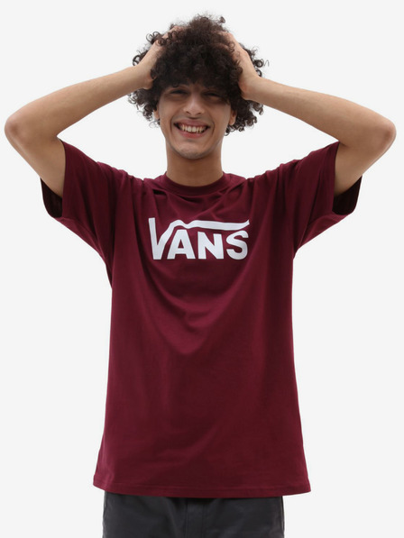 Vans Burgunderrotes VANS-T-Shirt für Herren