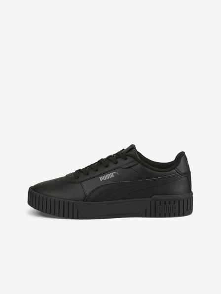 Puma Schwarze Damen Leder Turnschuhe Puma Carina 2.0