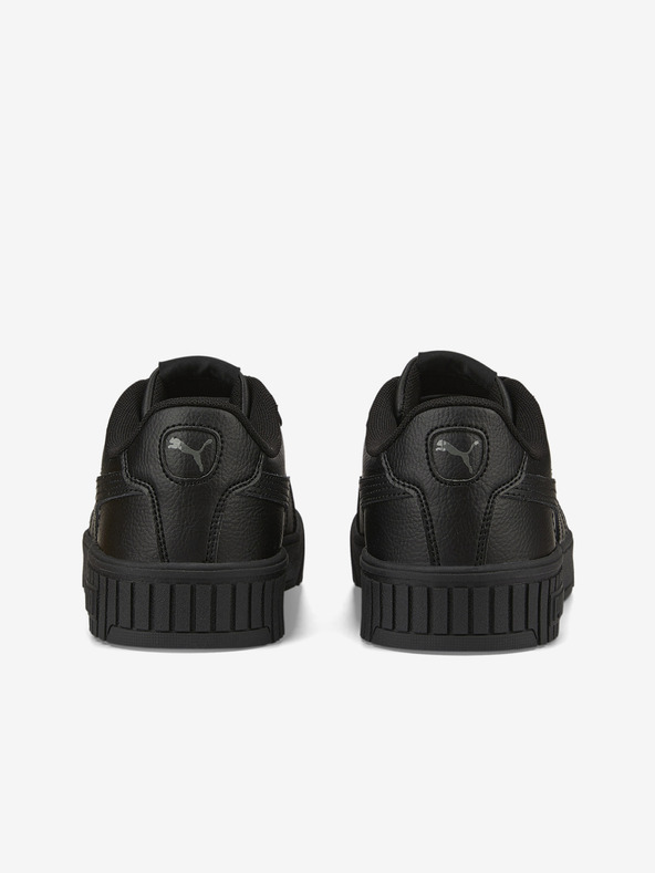 Puma Schwarze Damen Leder Turnschuhe Puma Carina 2.0