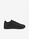 Puma Schwarze Damen Leder Turnschuhe Puma Carina 2.0