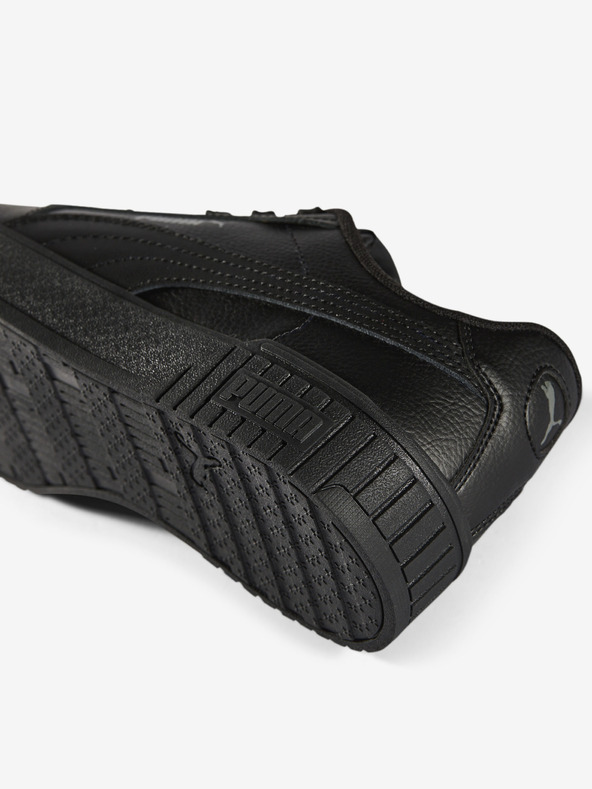 Puma Schwarze Damen Leder Turnschuhe Puma Carina 2.0