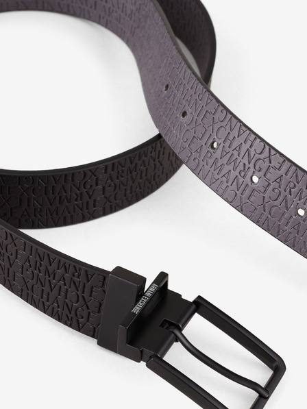 Armani Exchange Schwarzer Herren Ledergürtel Armani Exchange