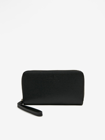 Armani Exchange Schwarzes Armani Exchange Portemonnaie für Frauen