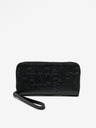 Armani Exchange Schwarzes gemustertes Portemonnaie für Frauen Armani Exchange