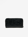 Armani Exchange Schwarzes gemustertes Portemonnaie für Frauen Armani Exchange