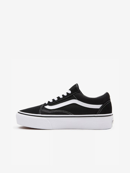 Vans Schwarze Wildleder Plateau-Sneakers VANS Old Skool