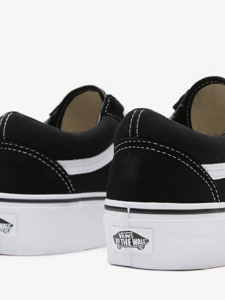 Vans Schwarze Wildleder Plateau-Sneakers VANS Old Skool