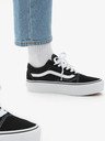 Vans Schwarze Wildleder Plateau-Sneakers VANS Old Skool