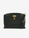 Michael Kors Schwarze Damen Michael Kors Ruby Leder Crossbody Handtasche