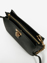 Michael Kors Schwarze Damen Michael Kors Ruby Leder Crossbody Handtasche