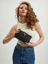 Michael Kors Schwarze Damen Michael Kors Ruby Leder Crossbody Handtasche