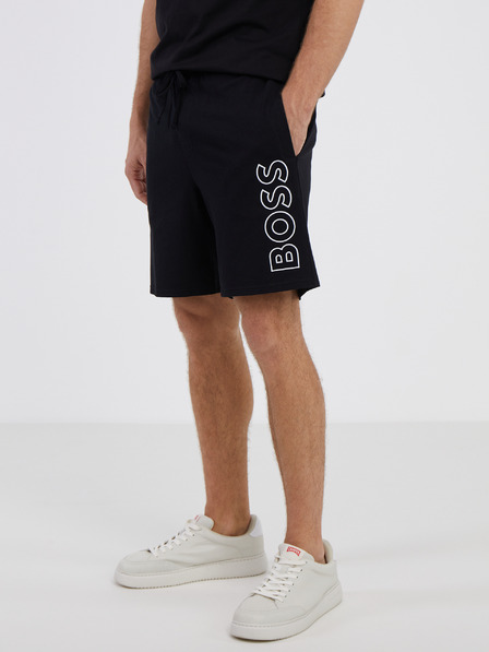 BOSS Schwarze Herren-Pyjama-Shorts von Hugo Boss