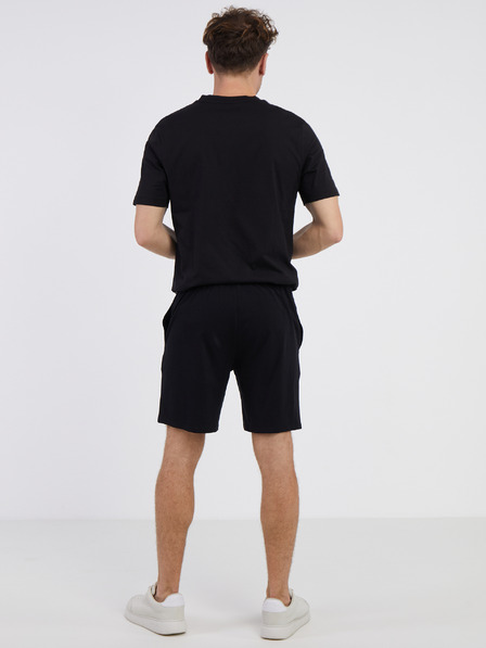 BOSS Schwarze Herren-Pyjama-Shorts von Hugo Boss