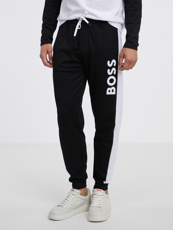 BOSS Weiße und schwarze Herren-Sweatpants von Hugo Boss