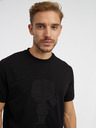 Karl Lagerfeld Schwarzes Herren-T-Shirt KARL LAGERFELD