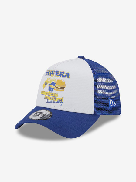 New Era Blau-weiße Herrenmütze New Era