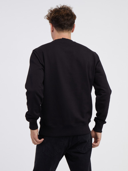 Versace Jeans Couture Schwarzer Herren Versace Jeans Couture Kapuzenpullover