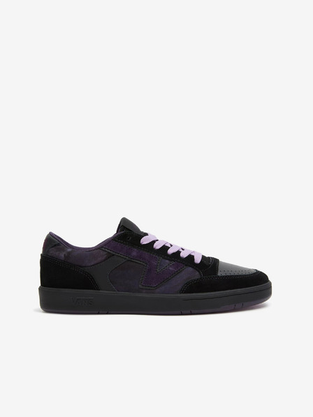 Vans Lila und schwarze Herren-Sneakers mit Wildleder-Details VANS Lowland CC
