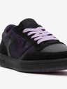 Vans Lila und schwarze Herren-Sneakers mit Wildleder-Details VANS Lowland CC