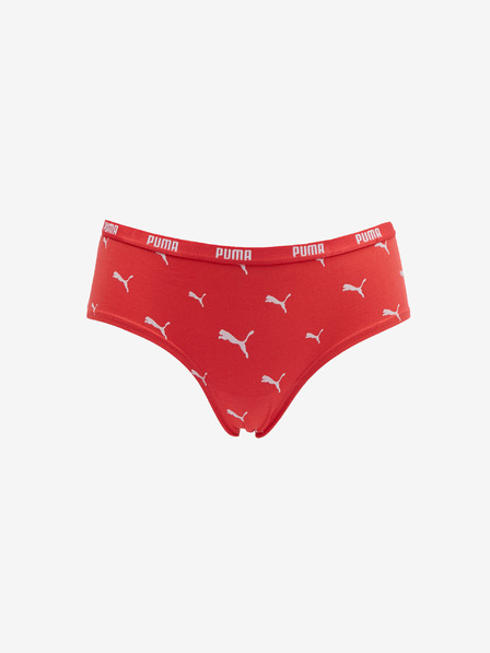Puma Set aus zwei roten Puma Cat Logo Hosen für Damen