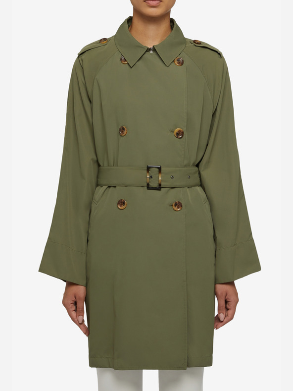 Geox Khaki Damen Trenchcoat Geox
