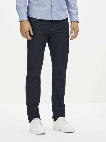 Celio Dunkelblaue Straight Fit Jeans Celio Rolisse