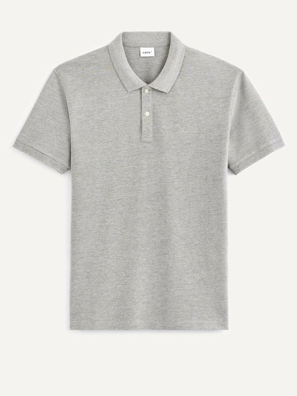 Celio Graues Herren-Poloshirt Celio