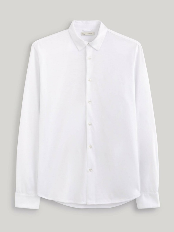 Celio Weißes Herrenhemd Celio