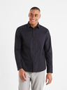 Celio Schwarzes formelles Hemd für Herren Celio Varegu