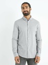 Celio Hellgraues Herren Celio Bapik Hemd