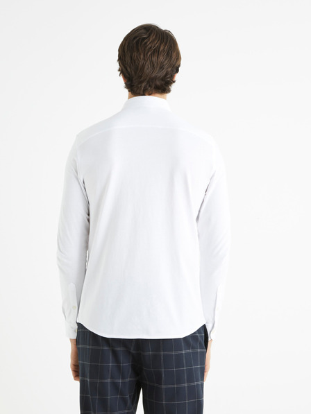 Celio Weißes Herrenhemd Celio Bapik