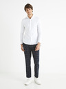 Celio Weißes Herrenhemd Celio Bapik