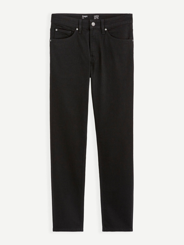 Celio Schwarze Herren Jeans Celio Straight Fit