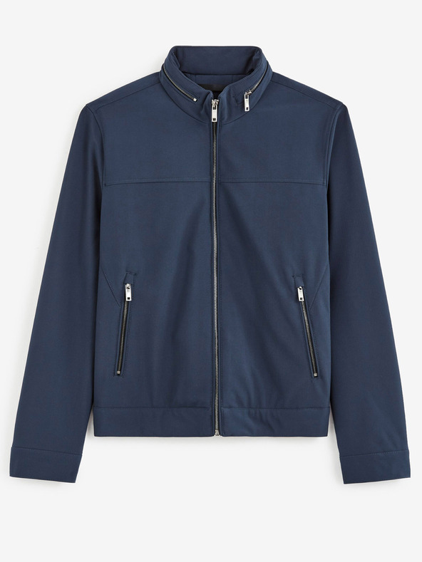 Celio Dunkelblaue wasserdichte Herrenjacke Celio Cuprado