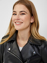 Orsay Schwarze Damen Lederjacke ORSAY