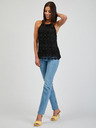 Orsay Schwarzes Damen-Spitzen-Tank-Top ORSAY