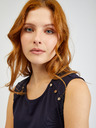Orsay Dunkelblaues Damen-T-Shirt ORSAY