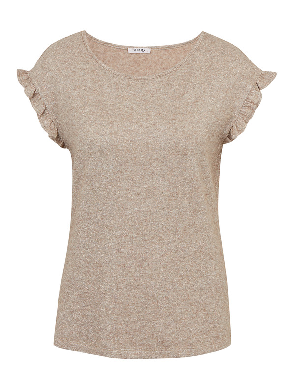 Orsay Hellbraunes Damen-T-Shirt von ORSAY