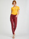 Orsay Burgunderrote skinny fit Damenhose ORSAY