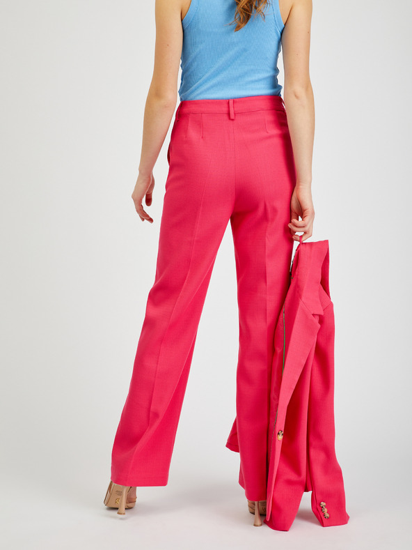 Orsay Dunkelrosa Damen-Hose mit ausgestellter Passform ORSAY