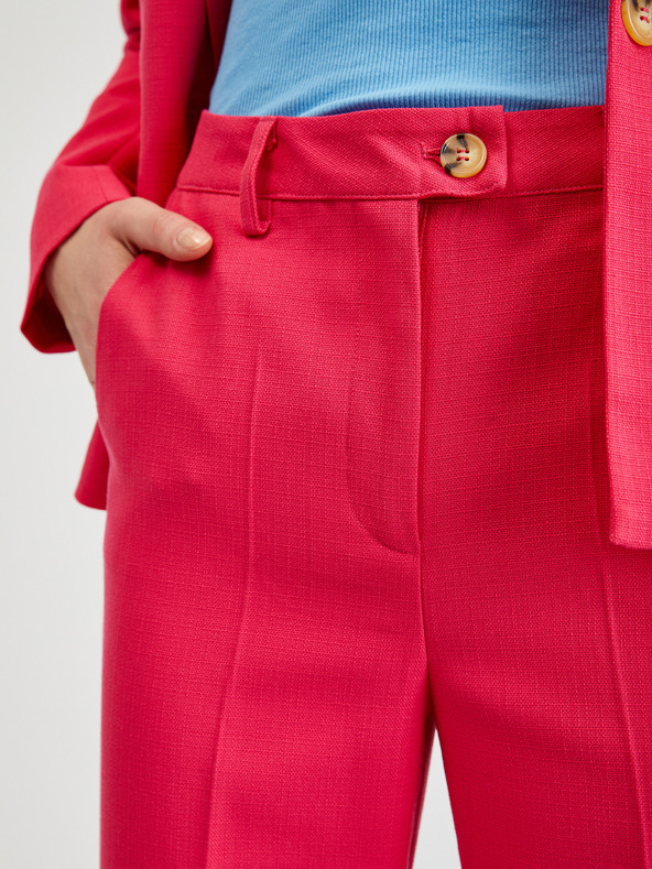 Orsay Dunkelrosa Damen-Hose mit ausgestellter Passform ORSAY