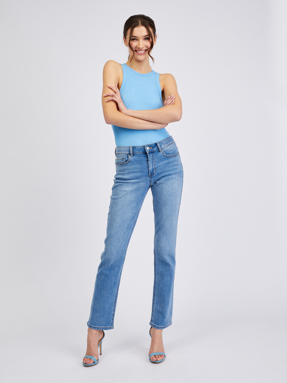 Orsay Hellblaue Straight-Fit-Jeans Damen ORSAY