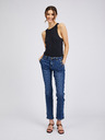 Orsay Dunkelblaue Damen-Straight-Fit-Jeans ORSAY