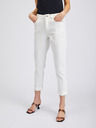Orsay Weiße verkürzte Damen Boyfriend-Jeans ORSAY