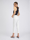 Orsay Weiße verkürzte Damen Boyfriend-Jeans ORSAY