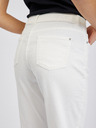 Orsay Weiße verkürzte Damen Boyfriend-Jeans ORSAY