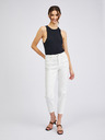 Orsay Weiße Cropped Mom Fit Damenjeans ORSAY