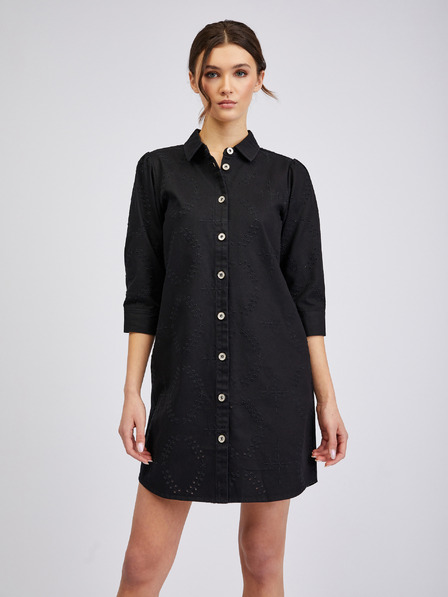 Orsay Schwarzes Damen-Denim-Kleid ORSAY